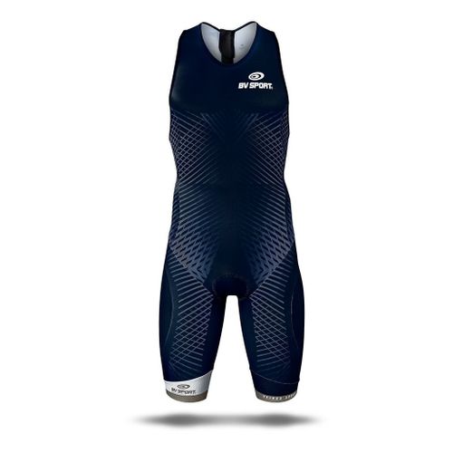 Bv Sport 3x100 - Combinaison Triathlon Sans Manche Homme Bleu