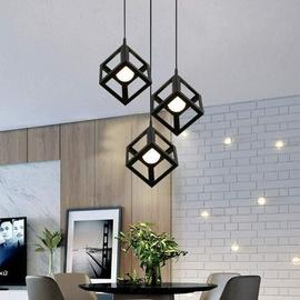 Kwmobile lampe puzzle suspension plafond - luminaire abat-jour fleur avec  câble et bague e27 - lustre chambre salle à manger cuisine salon - blanc -  Achat & prix