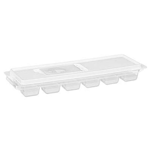 Bac À 12 Glaçons "Push & Clapet" 26cm Transparent