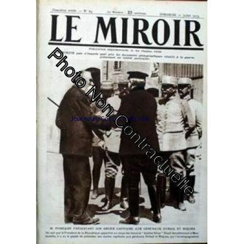 Miroir (Le) [No 85] Du 11/07/1915 - M. Poincare Presentant Son Ancien Capitaine Aux Generaux Dubail Et Roques