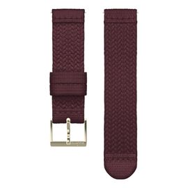 Suunto Bracelet Suunto 20mm Ath5 Braided Burgundy Gold S Bordeaux
