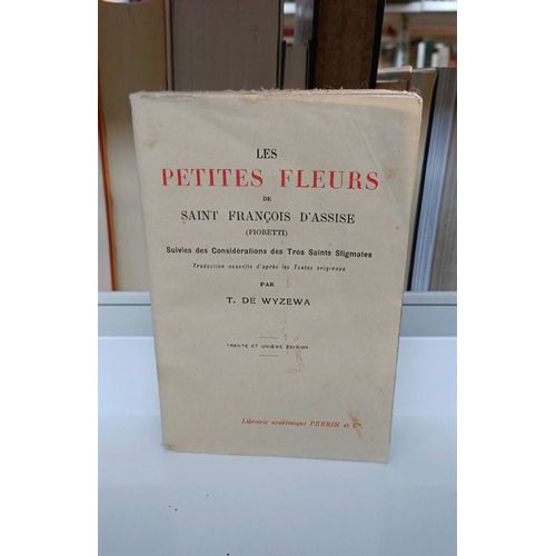 Les Petites Fleurs De Saint-François D'assise 1928.