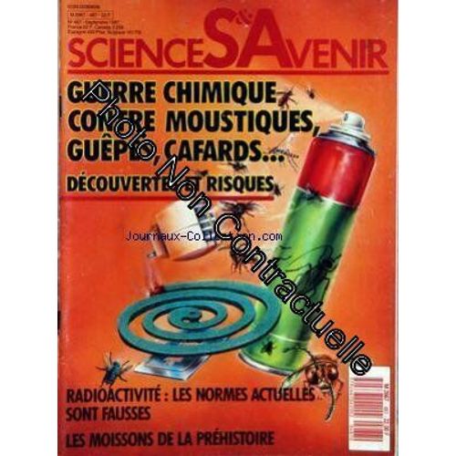 Sciences Et Avenir [No 487] Du 01/09/1987 - Guerre Chimique A La Maison - Les Pactoles De L'espace - Variole - Menace De Revanche - Telecpectateurs Etroitement Surveilles - Au Musee Des Sciences Du...