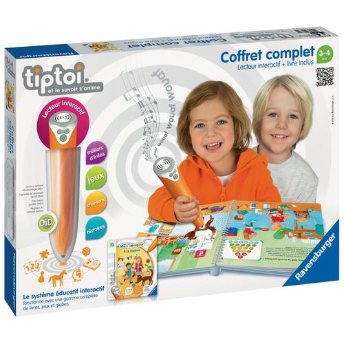 PREMIER AGE tiptoi - Coffret complet lecteur interactif + Livre Imagier A  la maison