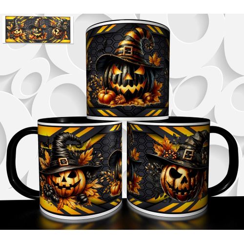 Mug Tasse À Café - Halloween Citrouille 2773