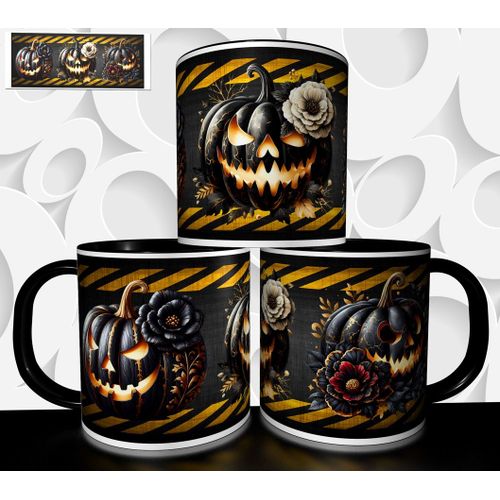 Mug Tasse À Café - Halloween Citrouille 2779