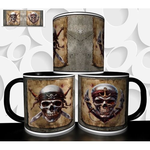 Mug Tasse À Café - Halloween Tete De Mort 2803