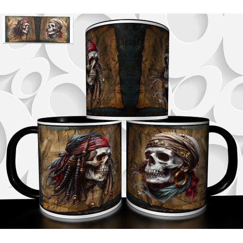 Mug Tasse À Café - Halloween Tete De Mort 2802