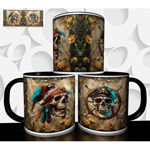 Mug Tasse À Café - Halloween Tete De Mort 2804