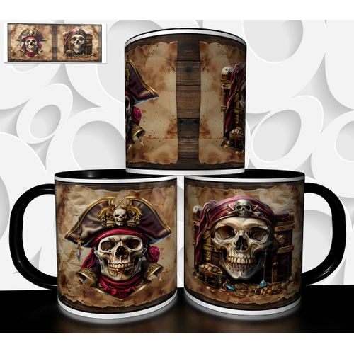 Mug Tasse À Café - Halloween Tete De Mort 2806