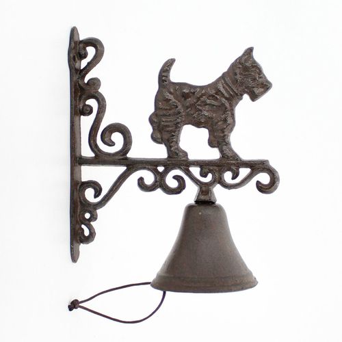 ORIGEN Home Decor Campana Perro Jardin | Campana Negro - 22x19x10cm<br /><br />