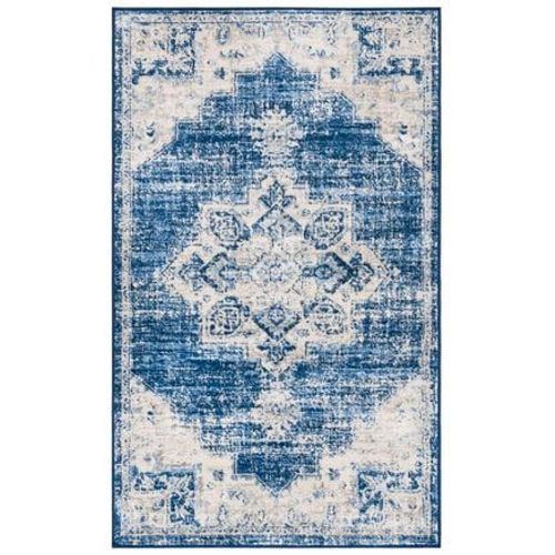 Tapis D'intérieur Traditionnel Safavieh Brentwood Blanc - 120 X 180 Cm