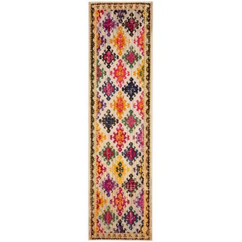 Tapis D'intérieur Bohème Chic Safavieh Monaco Blanc - 200 X 280 Cm