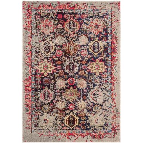 Tapis D'intérieur Bohème Chic Safavieh Monaco Gris - 120 X 170 Cm