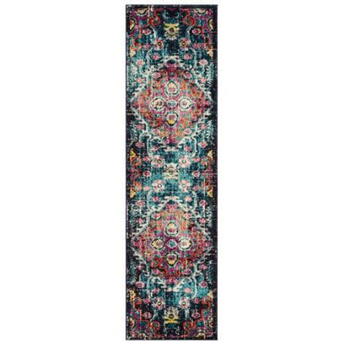 Tapis D'intérieur Bohème Chic Safavieh Monaco Bleu - 160 X 230 Cm