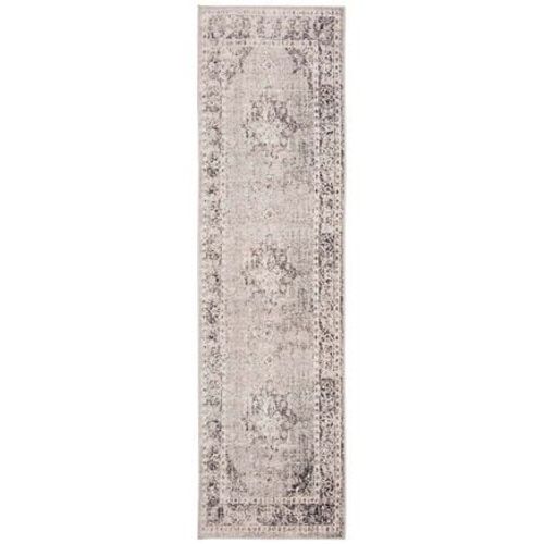 Tapis D'intérieur / Extérieur Lumineux Et Moderne Safavieh Montage Gris - 90 X 150 Cm