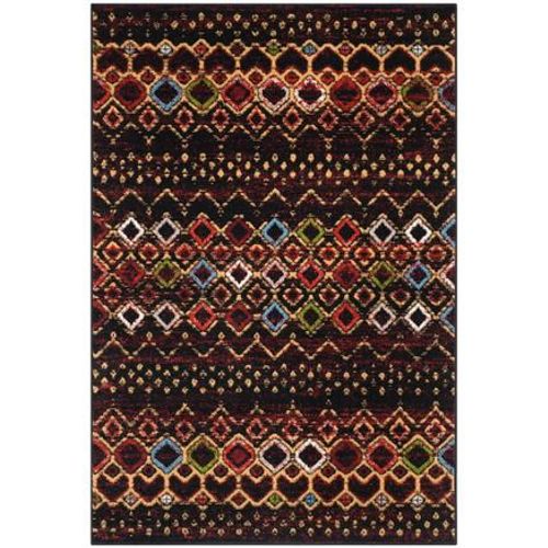 Tapis D'intérieur Bohème Chic Safavieh Amsterdam Noir - 120 X 180 Cm