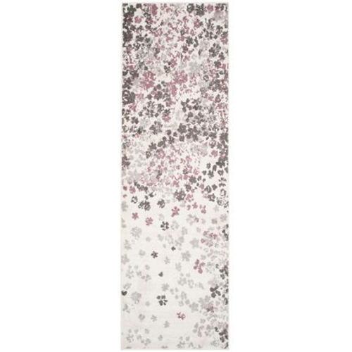 Tapis D'intérieur Floral Contemporain Safavieh Adirondack Blanc - 160 X 230 Cm