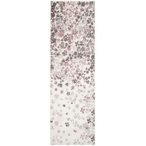 Tapis D'intérieur Floral Contemporain Safavieh Adirondack Blanc - 120 X 180 Cm