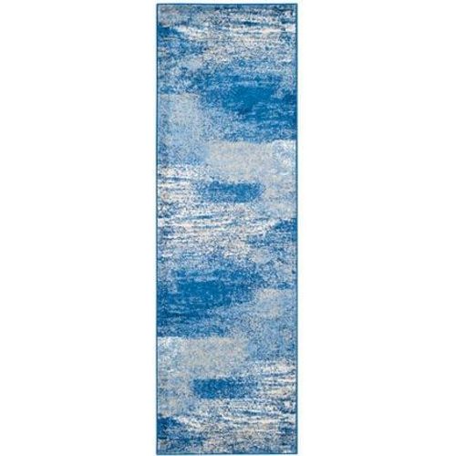 Tapis D'intérieur Abstrait Moderne Safavieh Adirondack Bleu - 90 X 150 Cm