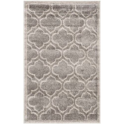 Tapis D'intérieur / Extérieur Treillis Safavieh Amherst Gris - 90 X 150 Cm