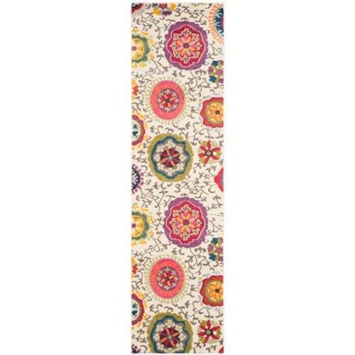 Tapis D'intérieur Bohème Chic Safavieh Monaco Blanc - 160 X 230 Cm