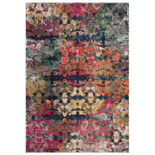 Tapis D'intérieur Bohème Chic Safavieh Monaco Vert - 120 X 170 Cm