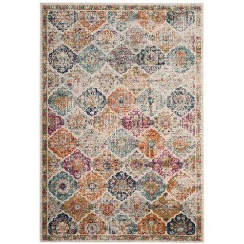 Tapis D'intérieur Chic Moderne Safavieh Madison Multicolore - 90 X 150 Cm