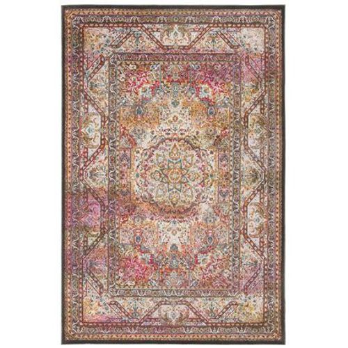 Tapis D'intérieur Élégant Exotique Safavieh Louxor Blanc - 90 X 150 Cm