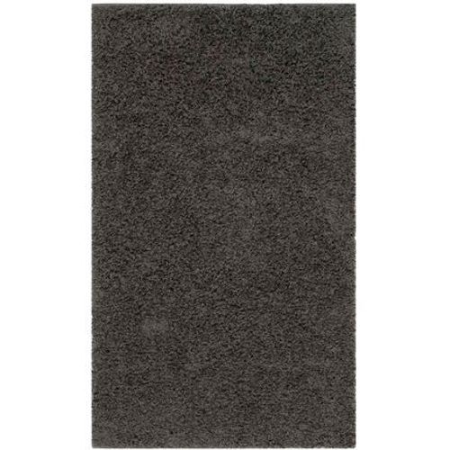 Tapis D'intérieur Hirsute Safavieh Athens À Poils Longs Gris - 90 X 150 Cm