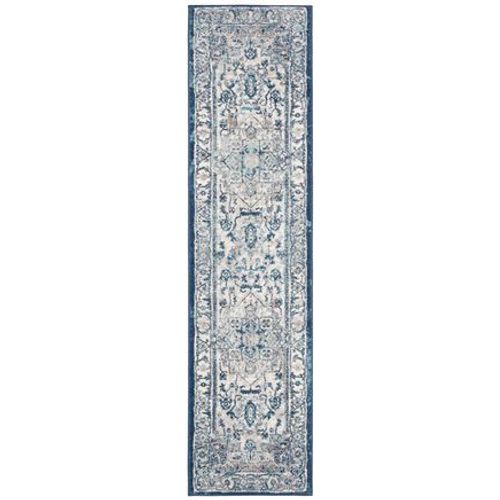 Tapis D'intérieur Traditionnel Safavieh Brentwood Gris - 70 X 250 Cm