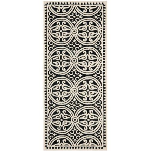 Tapis D'intérieur Médaillon Safavieh Cambridge Noir - 120 X 180 Cm