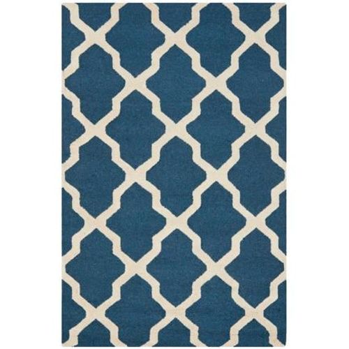 Tapis D'intérieur Treillis Safavieh Cambridge Bleu - 180 X 270 Cm