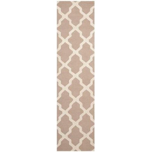 Tapis D'intérieur Treillis Safavieh Cambridge Beige - 80 X 250 Cm