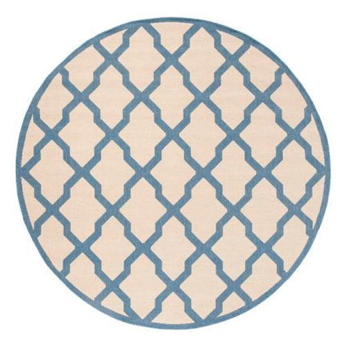 Tapis D'intérieur / Extérieur Treillis Safavieh Maison De Plage Beige - 80 X 150 Cm