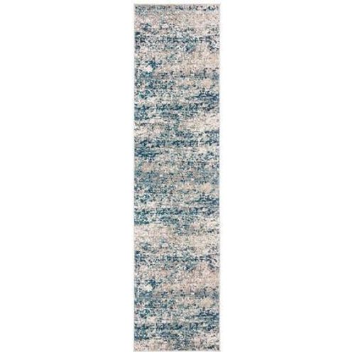 Tapis D'intérieur Chic Moderne Safavieh Madison Gris - 70 X 250 Cm