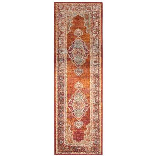 Tapis D'intérieur Boho Safavieh Transparent Orange - 90 X 150 Cm