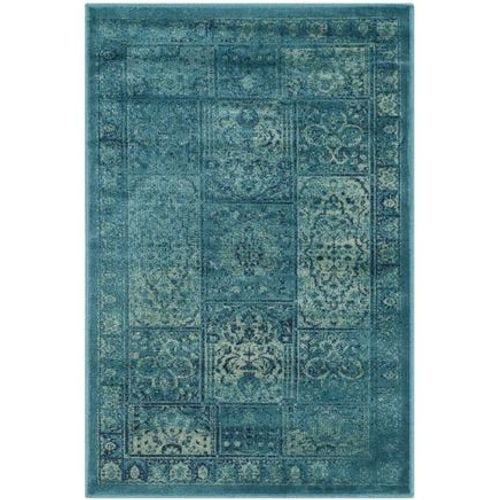 Tapis D'intérieur Traditionnel Safavieh Vintage Bleu - 100 X 170 Cm
