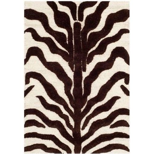 Tapis D'intérieur Zèbre Safavieh Cambridge Marron - 120 X 180 Cm