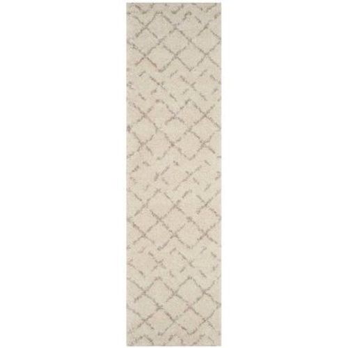 Tapis D'intérieur Hirsute Safavieh Arizona À Poils Longs Blanc - 90 X 150 Cm