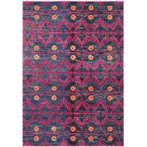 Tapis D'intérieur Bohème Chic Safavieh Monaco Multicolore - 120 X 170 Cm