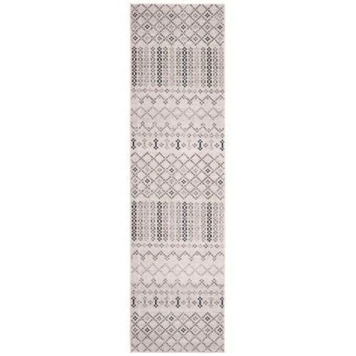 Tapis D'intérieur / Extérieur Lumineux Et Moderne Safavieh Montage Gris - 120 X 180 Cm