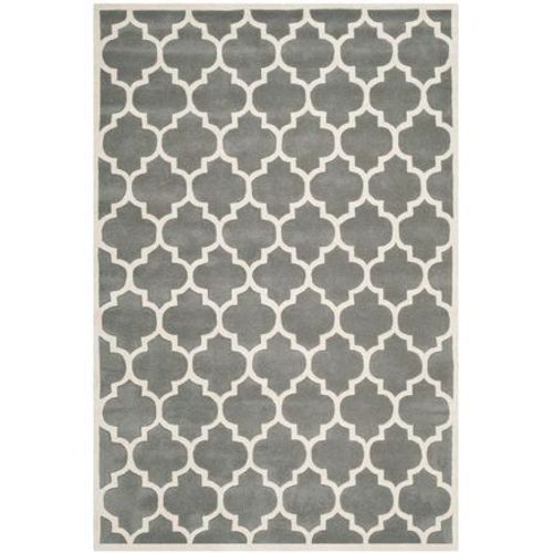 Tapis D'intérieur Contemporain Safavieh Chatham Gris - 70 X 240 Cm
