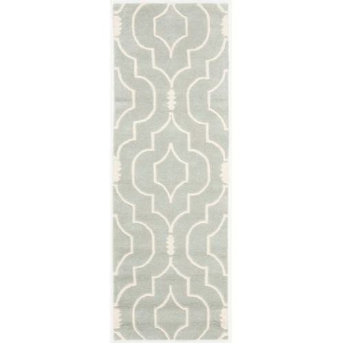 Tapis D'intérieur Contemporain Safavieh Chatham Gris - 70 X 240 Cm