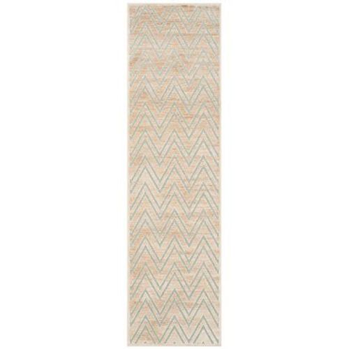 Tapis D'intérieur De Transition Safavieh Paradis Gris - 70 X 250 Cm