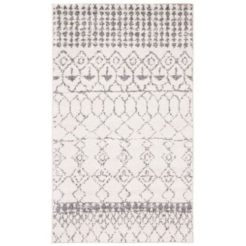 Tapis D'intérieur Bohème Chic Safavieh Tulum Blanc - 160 X 230 Cm