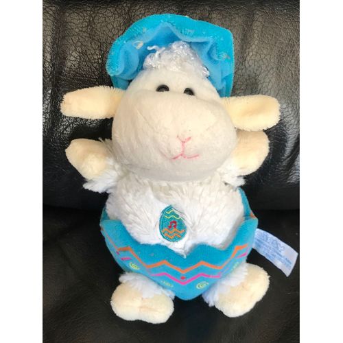 Doudou Peluche Mouton Bleu Gipsy Musical 17cm