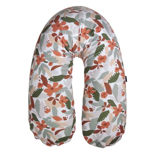 Coussin D'allaitement Jersey Rose Nude Floral - Candide