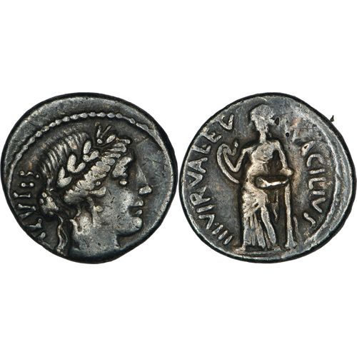 Rome - Republique - Denier Acilia - Santé - 49 Bc - Soudure Au Revers - 22-160