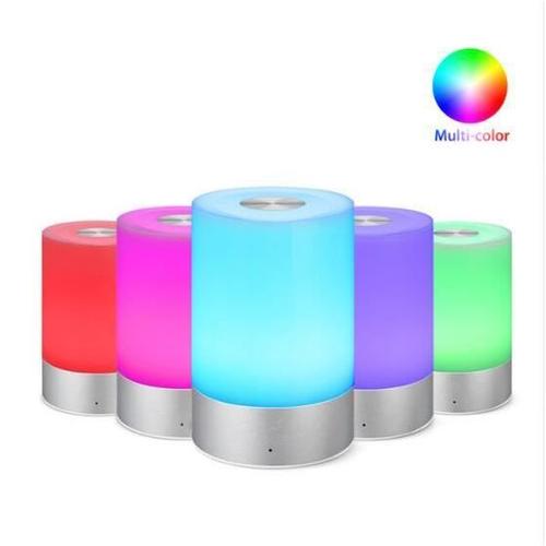 Intérieur Nuit Lumière Dimmable Lit Lampe Rgb Touch Control Smart Lumière Luminaria Chevet Led Lampe Rgb Tactile Capteur D Fes103121